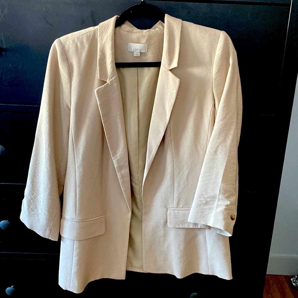 Loft Tan Blazer Size 6
